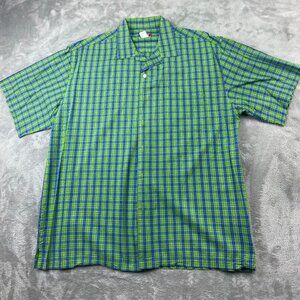 Arizona Jeans Co. Short Sleeve Button Down Shirt Men's Size Large